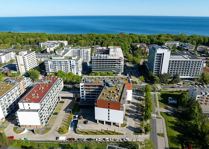 Apartmán Boho - Nad Morzem W Kolobrzegu Kasprowicza 20c Parking, Basen, Silownia, Bawialnia W Cenie